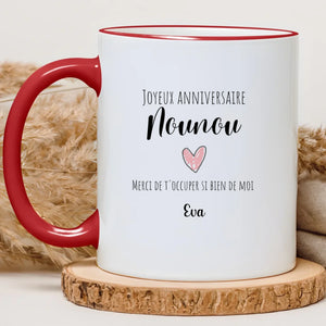 Anniversaire nounou – Cadeau personnalisé – Henriette & Co