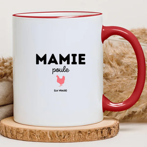 Mamie poule – Cadeau personnalisé – Henriette & Co