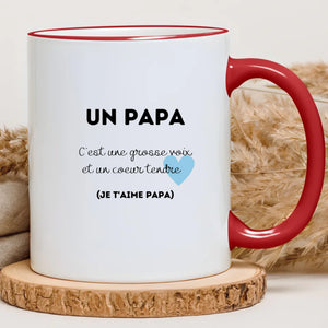 Papa coeur tendre – Cadeau personnalisé – Henriette & Co