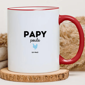 Papy poule – Cadeau personnalisé – Henriette & Co