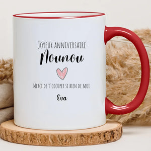 Anniversaire nounou – Cadeau personnalisé – Henriette & Co