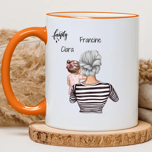 Mamie & enfants – Cadeau personnalisé – Henriette & Co