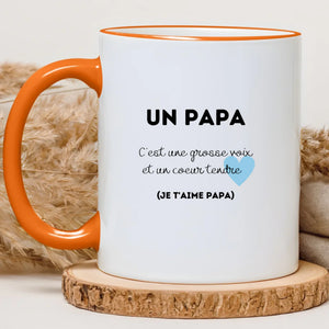 Papa coeur tendre – Cadeau personnalisé – Henriette & Co