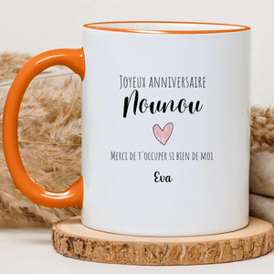 Anniversaire nounou – Cadeau personnalisé – Henriette & Co