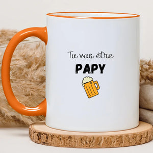 Tu vas être papy – Cadeau personnalisé – Henriette & Co
