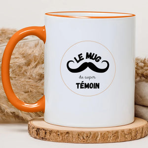 Le mug du super témoin – Cadeau personnalisé – Henriette & Co
