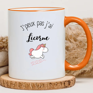 J'peux pas j'ai licorne – Cadeau personnalisé – Henriette & Co