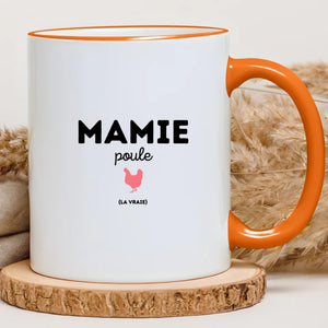 Mamie poule – Cadeau personnalisé – Henriette & Co