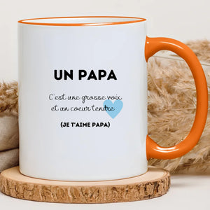 Papa coeur tendre – Cadeau personnalisé – Henriette & Co