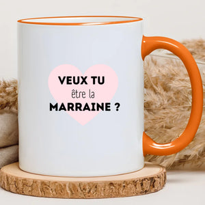 Veux-tu être la marraine ? – Cadeau personnalisé – Henriette & Co