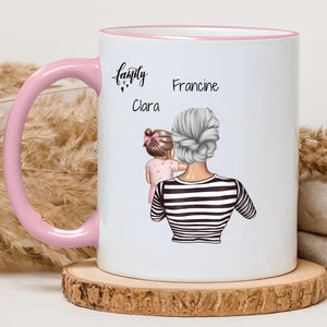 Mamie & enfants – Cadeau personnalisé – Henriette & Co