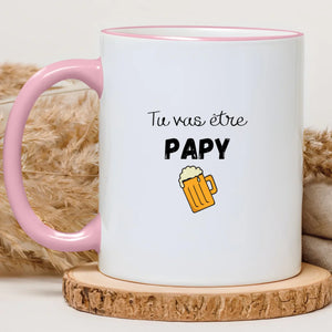 Tu vas être papy – Cadeau personnalisé – Henriette & Co