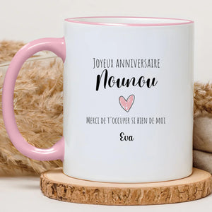 Anniversaire nounou – Cadeau personnalisé – Henriette & Co