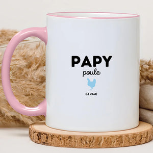 Papy poule – Cadeau personnalisé – Henriette & Co