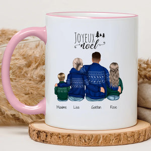 Famille noël – Cadeau personnalisé – Henriette & Co