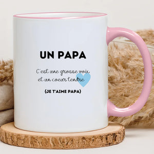 Papa coeur tendre – Cadeau personnalisé – Henriette & Co