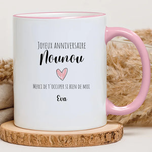 Anniversaire nounou – Cadeau personnalisé – Henriette & Co