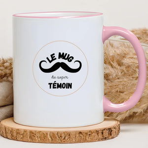 Le mug du super témoin – Cadeau personnalisé – Henriette & Co
