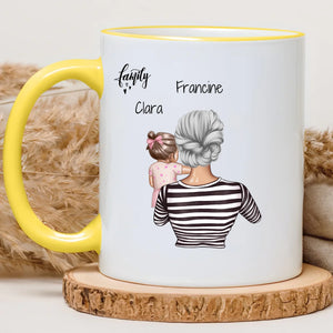 Mamie & enfants – Cadeau personnalisé – Henriette & Co