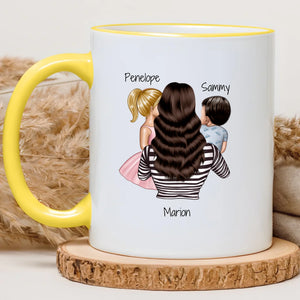Mum of girl and boy – Cadeau personnalisé – Henriette & Co