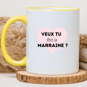 Veux-tu être la marraine ? – Cadeau personnalisé – Henriette & Co