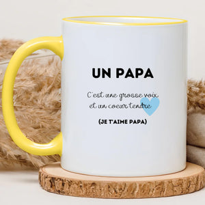 Papa coeur tendre – Cadeau personnalisé – Henriette & Co