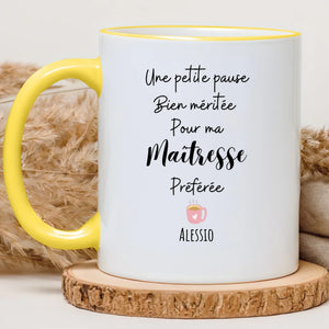 Pause café – Cadeau personnalisé – Henriette & Co