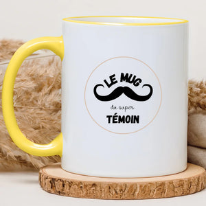 Le mug du super témoin – Cadeau personnalisé – Henriette & Co