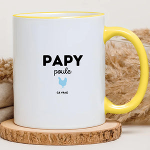 Papy poule – Cadeau personnalisé – Henriette & Co