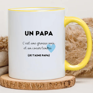 Papa coeur tendre – Cadeau personnalisé – Henriette & Co