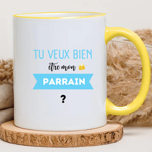 Tu veux bien être mon parrain ? – Cadeau personnalisé – Henriette & Co