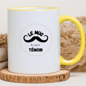 Le mug du super témoin – Cadeau personnalisé – Henriette & Co