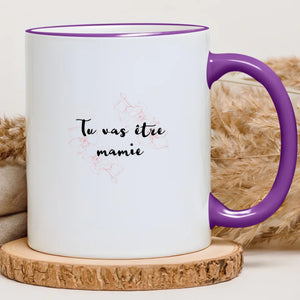 Tu vas être mamie – Cadeau personnalisé – Henriette & Co