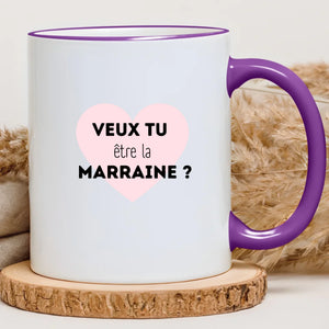 Veux-tu être la marraine ? – Cadeau personnalisé – Henriette & Co