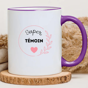Super témoin – Cadeau personnalisé – Henriette & Co