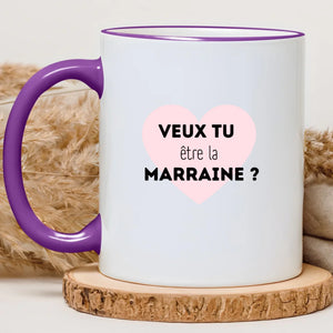 Veux-tu être la marraine ? – Cadeau personnalisé – Henriette & Co