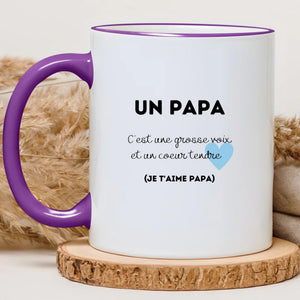 Papa coeur tendre – Cadeau personnalisé – Henriette & Co