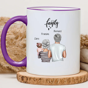 Grands parents & enfants – Cadeau personnalisé – Henriette & Co