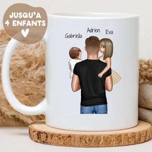 Papa & Enfants – Cadeau personnalisé – Henriette & Co