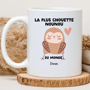 Nounou - Chouette – Cadeau personnalisé – Henriette & Co