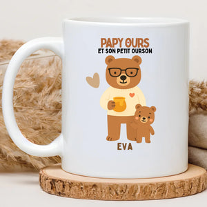 Papi Ours – Cadeau personnalisé – Henriette & Co