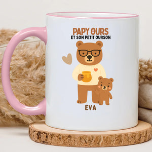 Papi Ours – Cadeau personnalisé – Henriette & Co