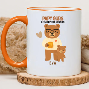 Papi Ours – Cadeau personnalisé – Henriette & Co