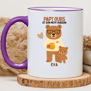 Papi Ours – Cadeau personnalisé – Henriette & Co