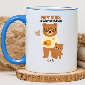 Papi Ours – Cadeau personnalisé – Henriette & Co
