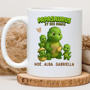 PAPA SAURUS – Cadeau personnalisé – Henriette & Co