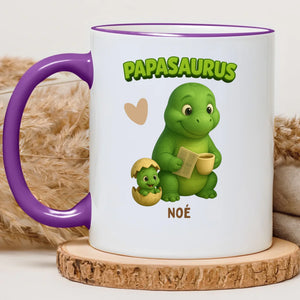 PAPA SAURUS – Cadeau personnalisé – Henriette & Co