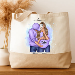 Tote Bag - Baby is coming – Cadeau personnalisé – Henriette & Co