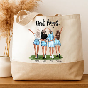 Tote Bag - Quatuor – Cadeau personnalisé – Henriette & Co