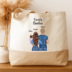 Tote Bag - Family First – Cadeau personnalisé – Henriette & Co